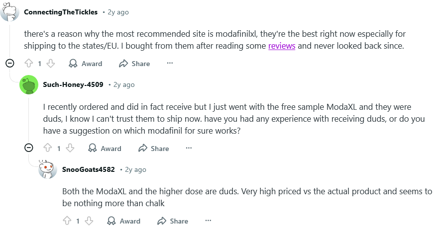 ModafinilUSA reddit review