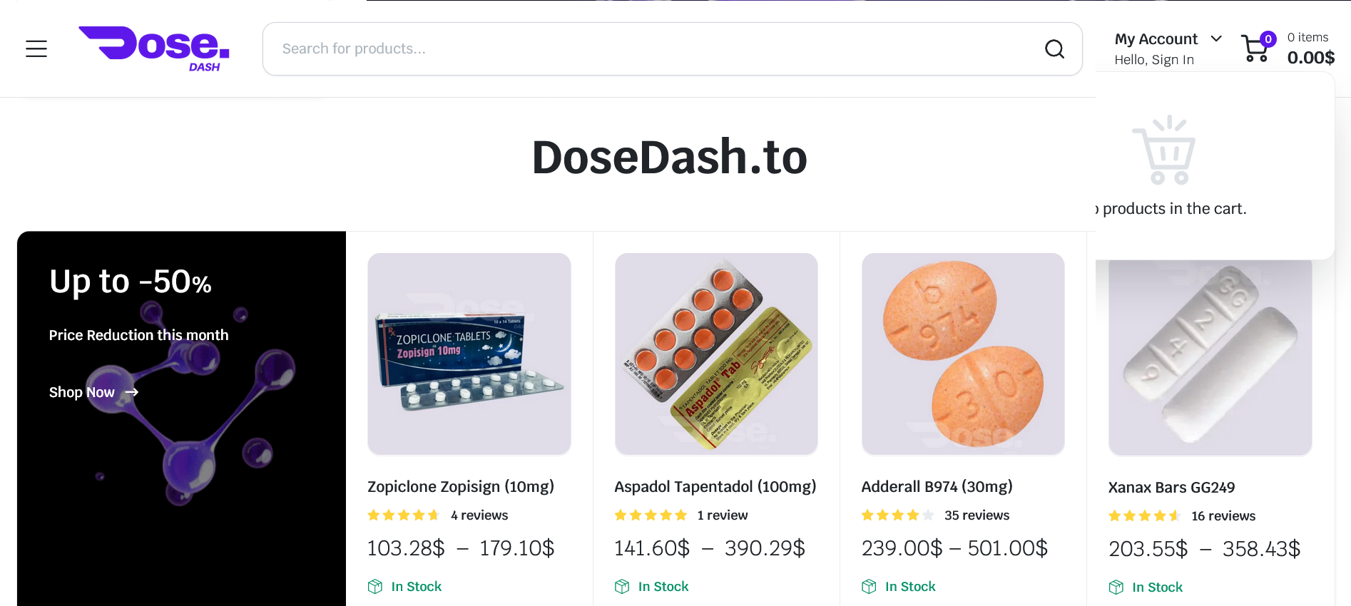dosedash homepage